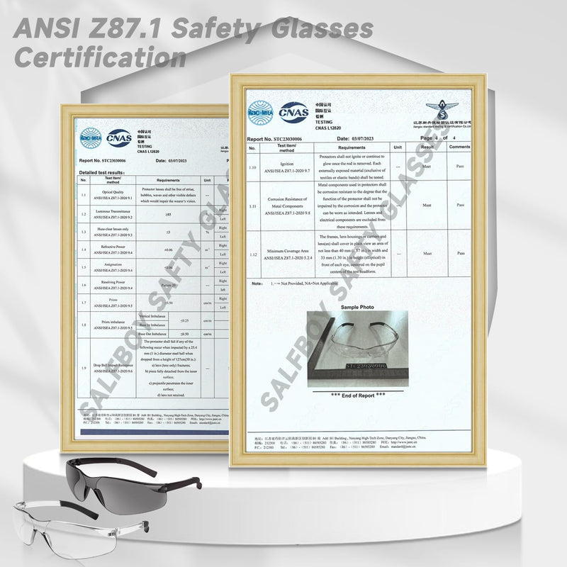 Safety Glasses for Men Women ANSI Z87.1 Safety Glasses Bulk Protective Eyewear Scratch-Resistant 118 30 Mixed - NewNest Australia