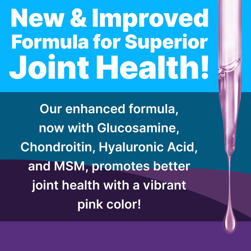 Freedom Joint Drops for Dogs with Hyaluronic Acid, MSM, Glucosamine, & Chondroitin, All Natural Liquid Joint Supplement for Dogs for Pain Relief, Mobility and Hip Support, 30 ml Dropper 1 Pack - PawsPlanet Australia