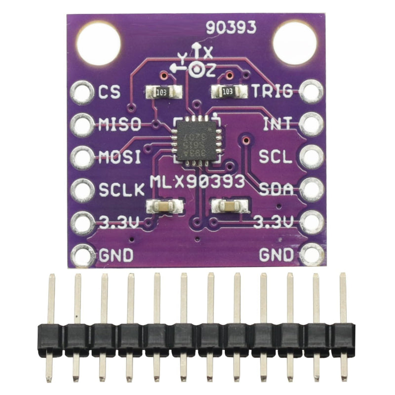 MLX90393 for Digital 3D Hall Sensor Three-Displacement Angle Rotate 3D Position Sensor Module