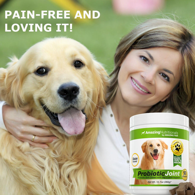 Probiotics for Dogs Digestive with Dog Skin and Coat Bundle - Omega 3 for Dogs Itchy Skin Relief for Dry Skin, Hot Spots and Shedding, Eliminates Joint Pain, Gas and Diarrhea Elimination