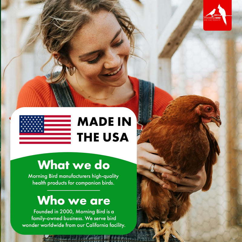 Morning Bird Poultry Grit for Chicken 1.5 lb, Mineral-Rich Chicken Grit Formula for Digestion & Calcium Support 1.5 Pound (Pack of 1)