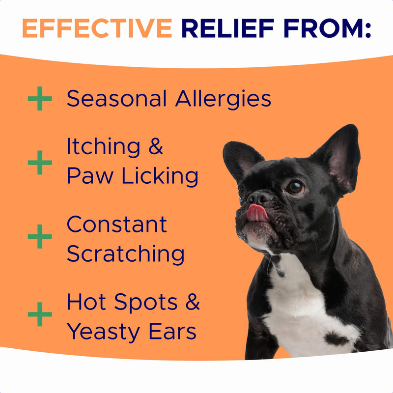 Dog Allergy + Mobility Bundle - Anti-Itch Skin & Coat + Hip & Joint Support - w/ Omega 3, Glucosamine, Chondroitin & MSM - Itching & Paw Licking Relief + Joint Pain Aid - 300 Chews - Made in USA - PawsPlanet Australia