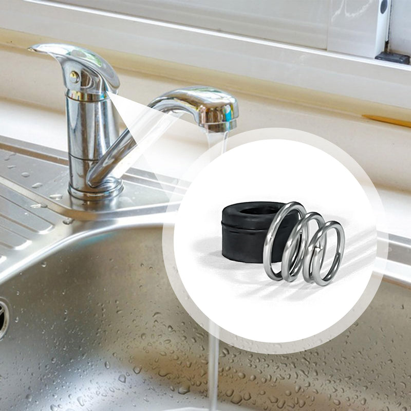 RP4993 Replacement 10 Pcs Seats and 10 Pcs Springs Faucet Repair Kit Faucet Stem Assembly for Delta Two Handle Single Handle Faucets