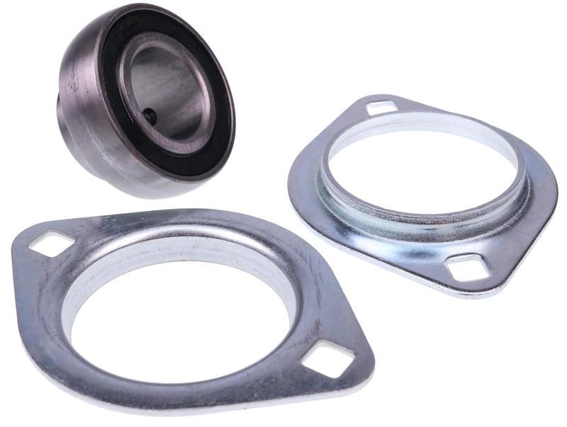 New 1" Pressed Steel Two Bolt Flange Bearing SBSFL205-16 SBPFL205-16