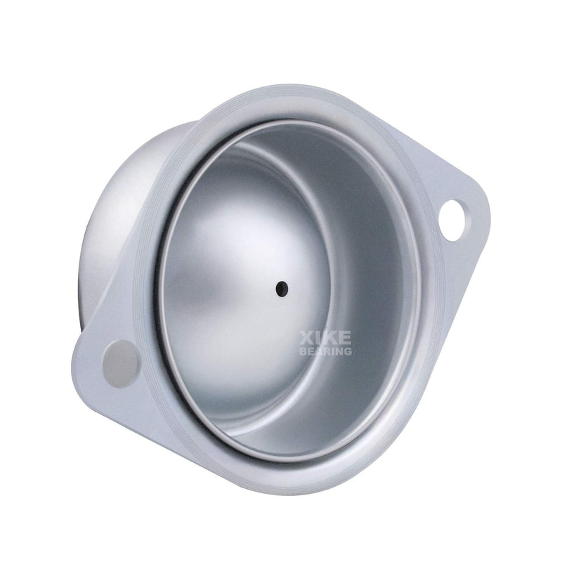 XiKe 8 Pack 3/4" Roller Ball Transfer Bearings, Hard Chrome Steel Ball Transfer Unit with Swivel Ball Caster Rollers, Used for Roller Stand, Conveyors,Transfer Equipment and Transmission System