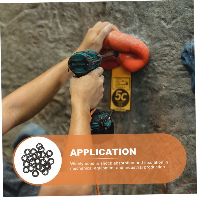 GLEAVI 420 Pcs Bearing Clamp Retaining Ring Bearing Clamp Washer Plum Washers Ring Bearing Clip Washers Bearing Retaining Washer Bearing Locking Ring Internal Tooth Washer Locking Washers
