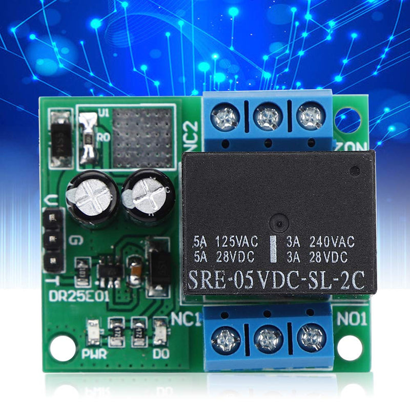 DR25E01 Relay Module DPDT Relay Module Double Throw Relay Double Pole Throw Self Locking Bistable Relay Board(DC5V)