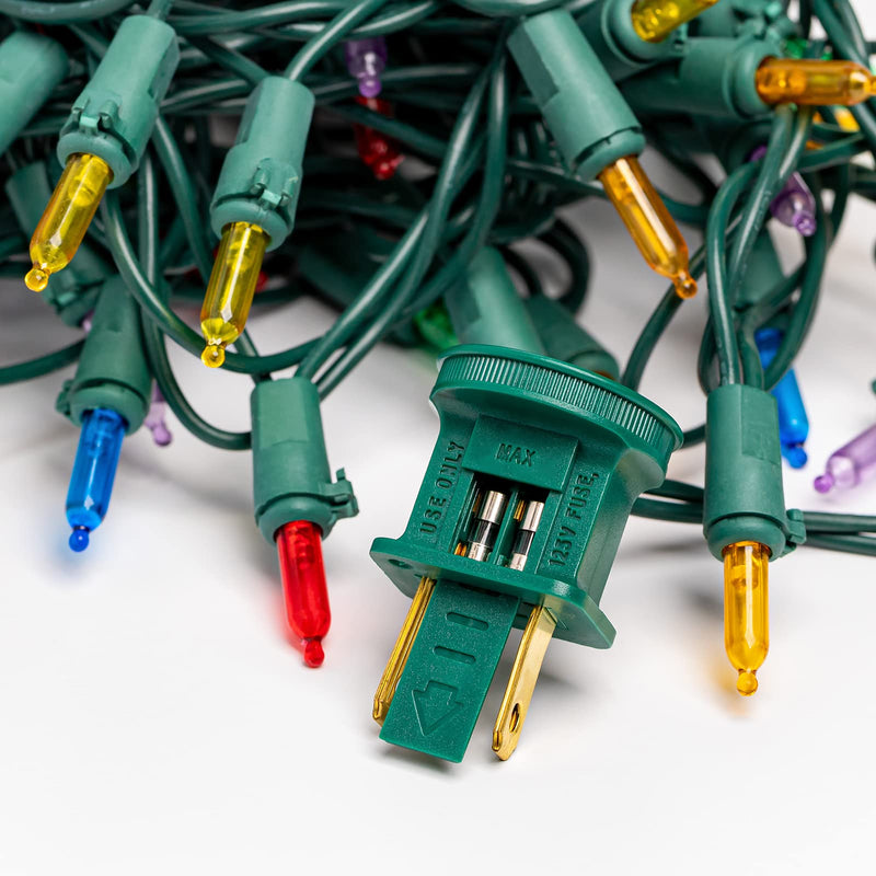 Christmas Light Fuses 3A 125V Ts-66 3 Amp Max 125 Volt Fast Blow Mini Glass Fuse 3.6x10MM 0.14x0.39 Inch F3AL125V 3AMP 125Volt Fusible for C9 C7 Xmas Outdoor String Lights (Pack of 50 Pcs)