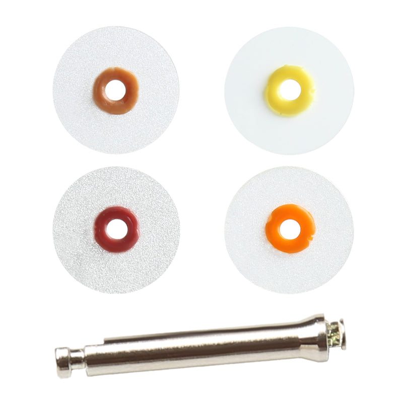 Dental Composite Resin Polishing Disc P12 4.0 Extra Thin Polishe Wheels Diamond Impregnated Polishing System 12.5mm Wheel Sanding Finishing Grinding Lab Tool 41Pcs P12 12.5MM