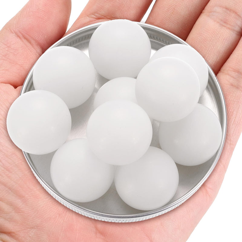 uxcell 20pcs POM Bearing Balls 25mm Solid Plastic Bearing Balls, Precision POM Balls