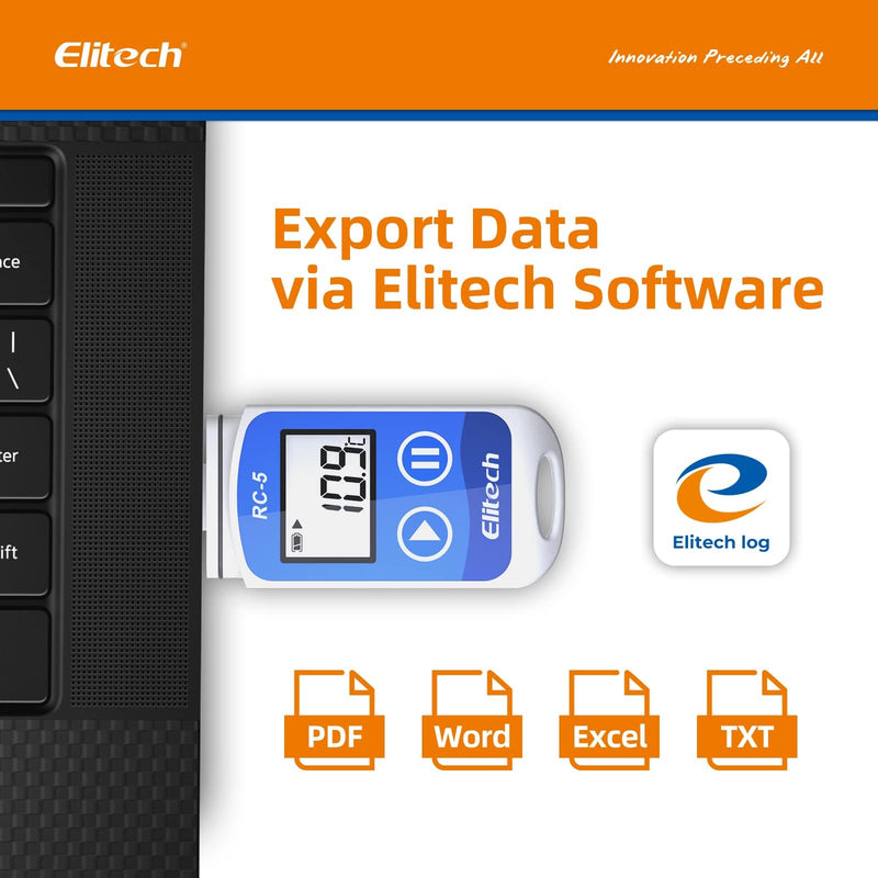 Elitech RC-5 USB Temperature Data Logger Recorder 32000 Points High Accuracy Standard