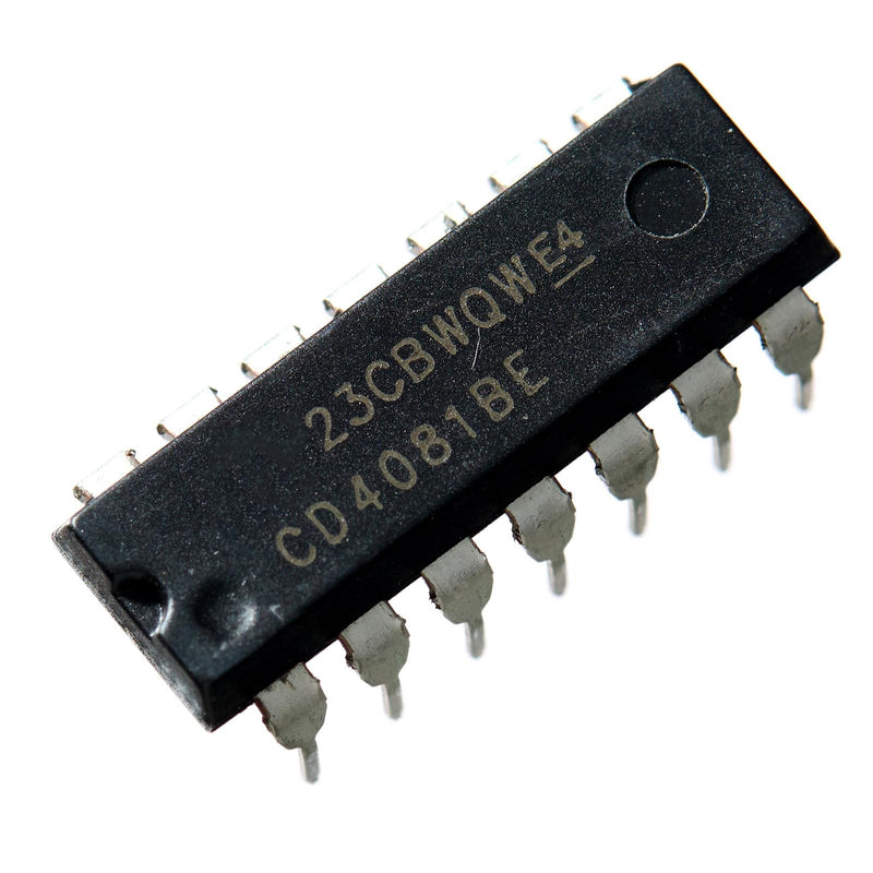 20pcs CD4081BE CD 4081 CMOS Quad 2-Input and Gate 6.8 mA 3V to 18V,14-Pin.