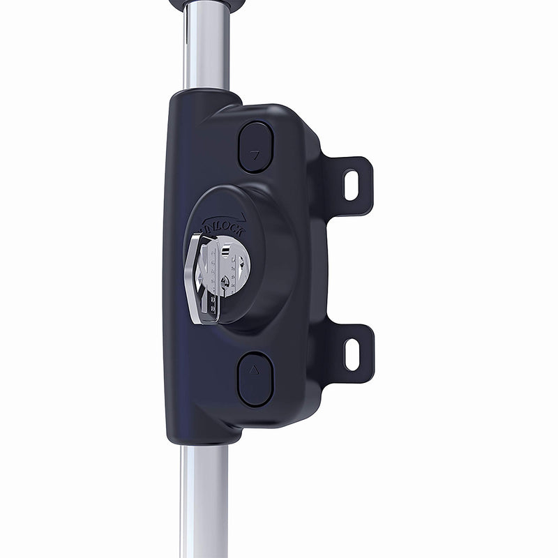 D&D Technologies LB118BX LokkBolt Premium Drop Bolt, Lockable Security Drop Bolt, for Metal Gates, 18" Length