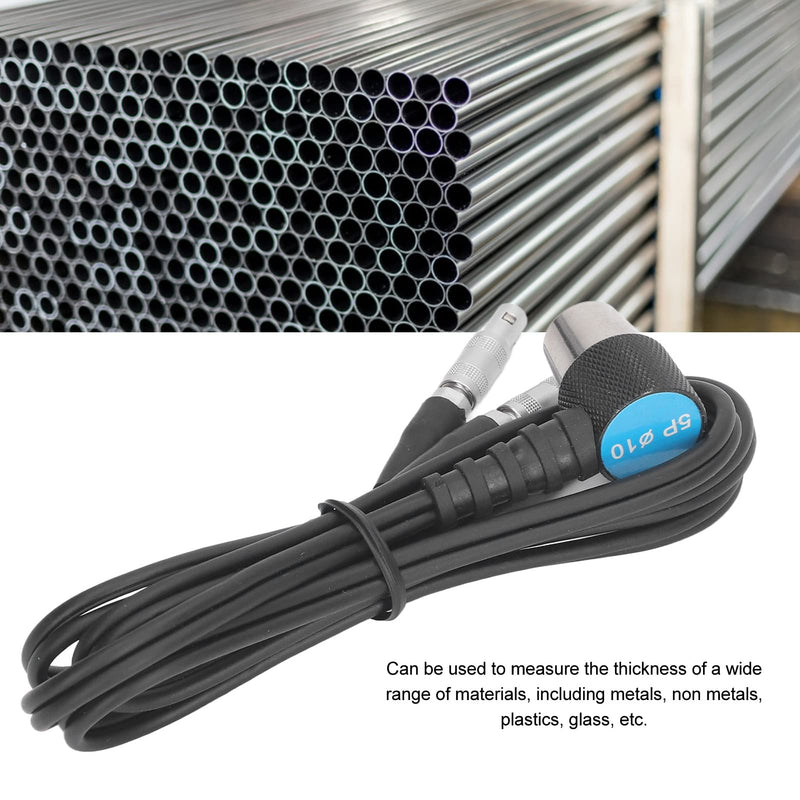 Ultrasonic Thickness Probe, Portable Accurate Replacement Transducer for Job Site Testing ABS Standard Sensor 1 Piece Compatible with Ultrasonic Thickness Gauge