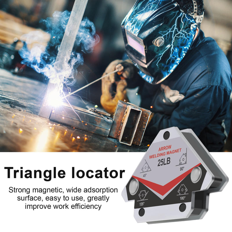 GUTIMORE 25LB Welding Magents, Pack of 4, Heavy Duty Angle Holding Magnet Holder 25LB-4P