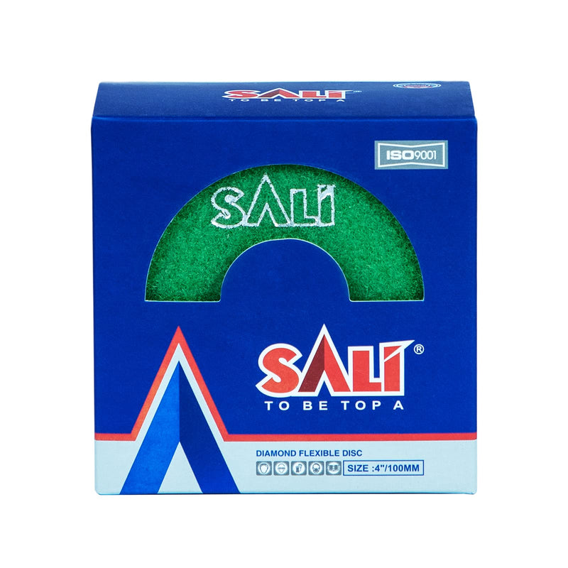 Sali 10 Pack Diamond Polishing Pads 4 Inch Wet Granite Stone Polish Pad Kit for Drill, Grinder, Polisher Polishing Pad for Concrete Marble Stone Countertop Quartz 50 Grit Grit 50