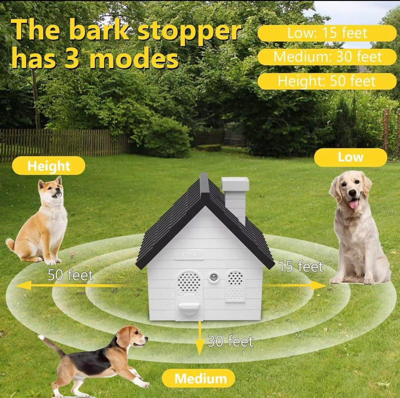 Ultrasonic Anti Bark Device for Dogs – Safe & Effective Bark Control Deterrent – bark Shield, Dog Training Tool for Indoor & Outdoor Use – Portable & Pet-Friendly Bark Stopper