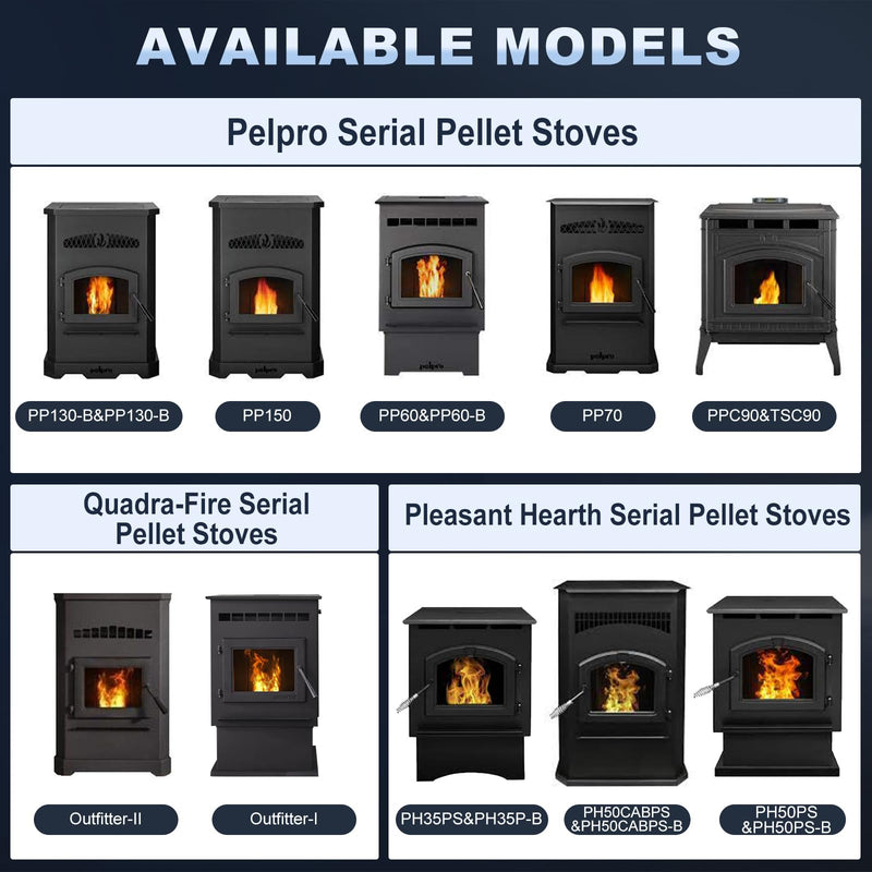 SRV7000-660, Igniter Replacement for Pelpro PP130, PP150, PP60, PP70, PPC90, TSC90& Pleasant Hearth PH35PS, PH50PS, PH50CABPS& Quadra-fire Outfitter Pellet Stoves, Ignition