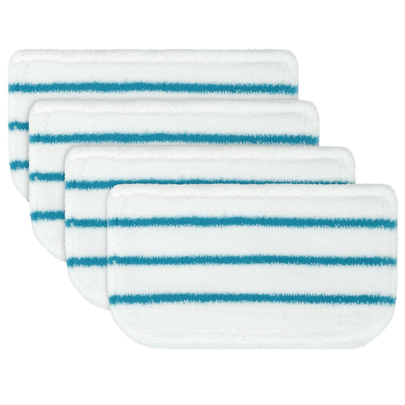 Steam Mop Pads Replacement Compatible with Black+Decker Steam Mop SM1600, SM1610, SM1620, HSM13E1, HSMC1300FX, HSMC1321, HSMC1361SG Cleaner Black and Decker Steam Mop Replace Pads for Floor Cleaning 4 Pack Black+Decker Mop Pads