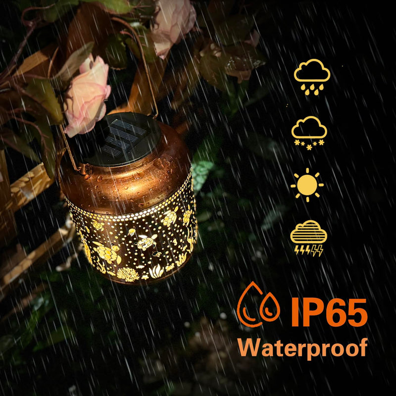 Sea Turtle Solar Lanterns Outdoor Waterproof,Hanging Solar Lights Sea Turtle Gifts for Women Metal LED Decorative Light for Yard,Patio,Lawn,Tabletop,Pathway,Landscape,Garden Decor 1.0