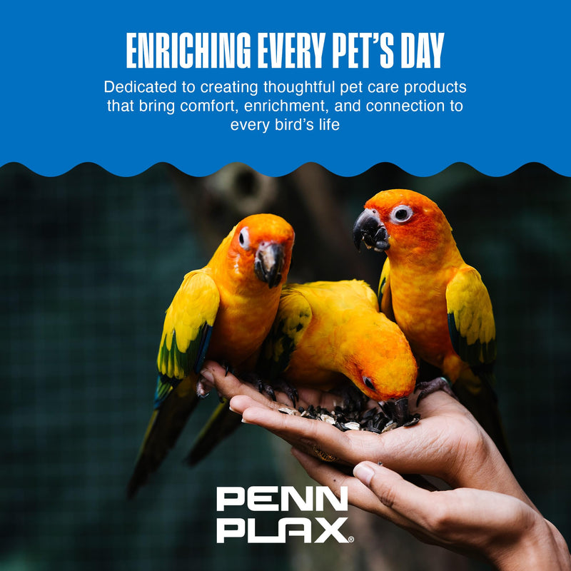 Penn-Plax Bird-Life E-Cuttlebone Original, 3 Pk (2 Count Each) - Durable, Less Brittle Cuttlebones Enriched with Omega 3, Honey & Vitamin B1 -Easy Mounting, Cage Clip - Great for All Bird Sizes -White 2 Count (Pack of 3)
