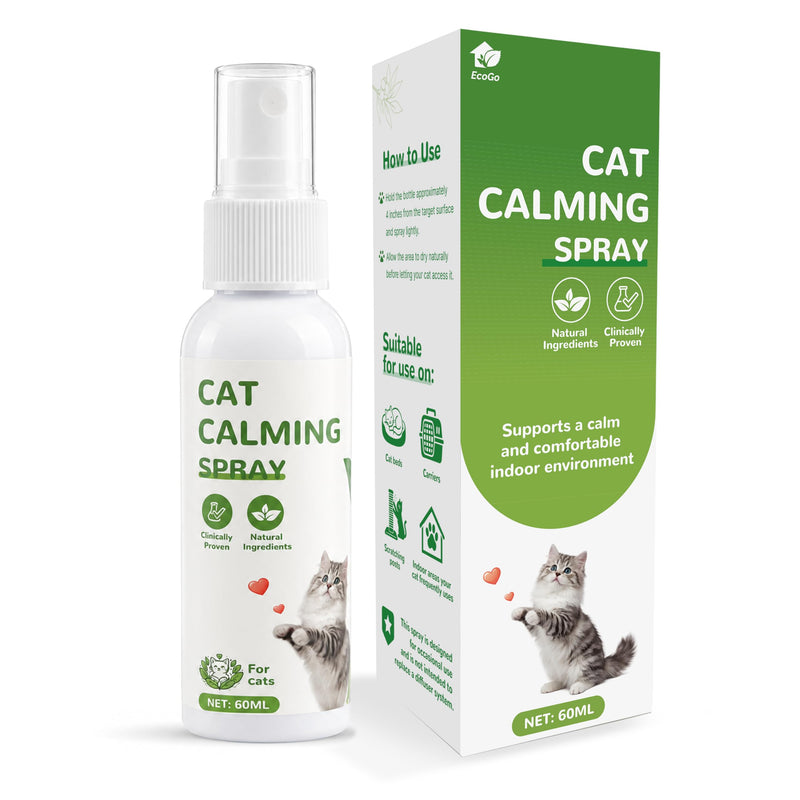Cat Calming Pheromone Solutions – Diffuser Kit & Spray Options (Calming Spray – 1 Bottle)