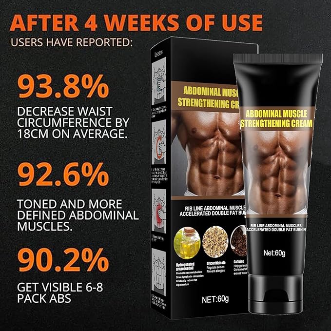 Abdominal Sculpture Cream, Belly Firming and Tightening Cream for Men, Thigh Belly Butt Firming Legs, Slimming Cream, Skin Tightening Cream (5Pcs) - NewNest Australia