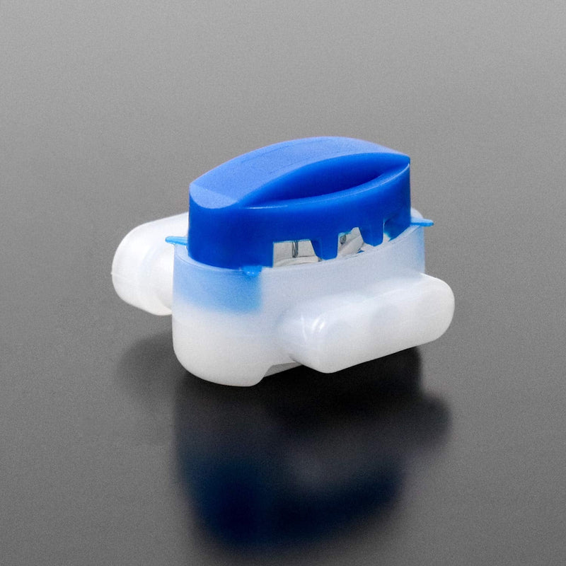 QWORK 50 Pack 3 Wire Connectors Electrical IDC 314-BOX Pigtail Connectors for 22-14 AWG Cables