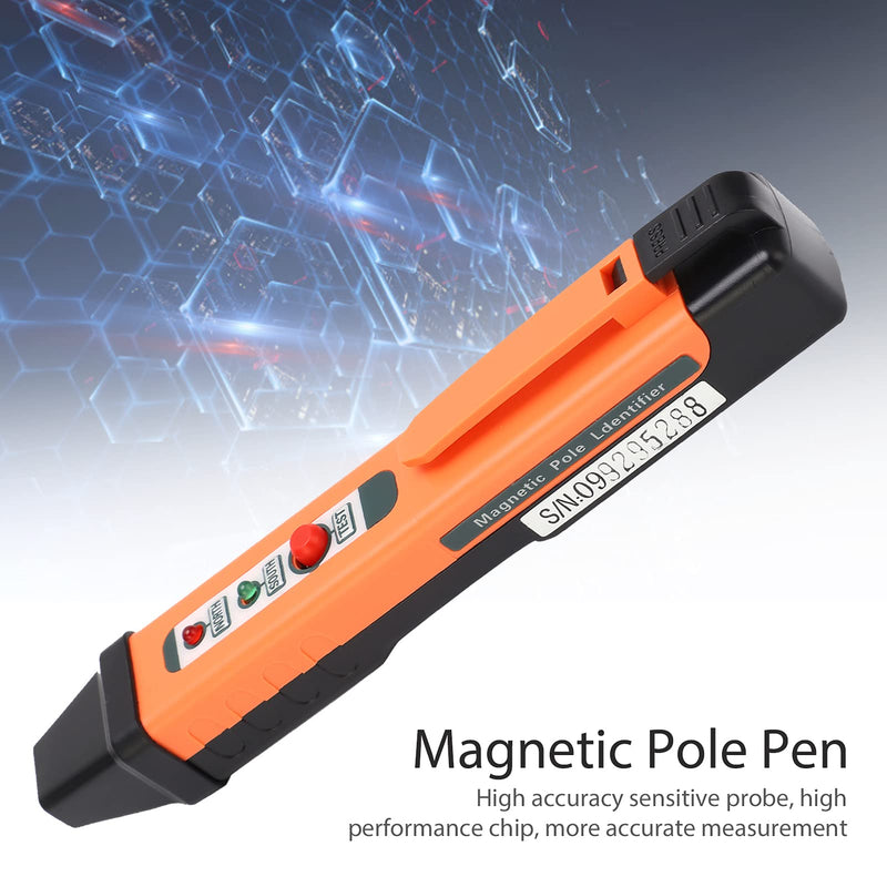 Magnetic Pole Detector, Deosdum Magnetic Pole Pen Polarity Tester 862M ± 5Mt (50Gs) High Sensitivity Magnetic Pole Pen N S Polarity Identification Test Pen Magnetic Pen