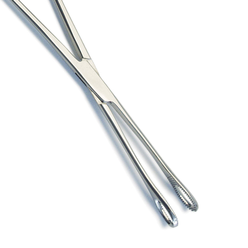 Grafco Foerster Sponge Forceps, Curved & Serrated Tips, 9.5" Long, 2734 Curved - Serrated