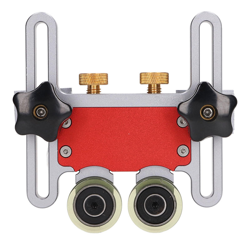 Adjustable Dual Bearing Roller Aluminum Alloy Table Saw Feeding Roller for Woodworking Saw Table