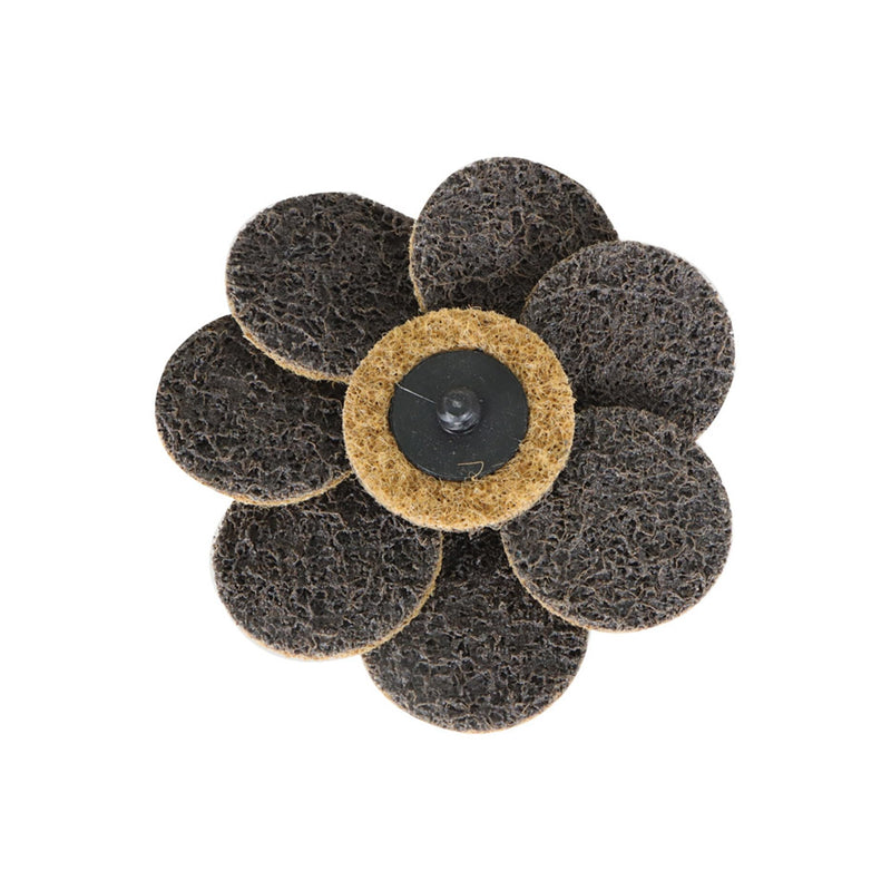 50 Pcs 2Inch Brown Quick Change Surface Prep Conditioning Discs, for Metal Surface Treatment, Cleaning, Polishing, and Deburring fashion Aluminum Oxide