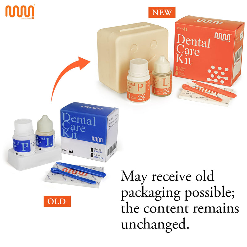 mastermedi Zinc Oxide Eugenol Cement Dental Care Kit Glue For Crowns & Bridges Filling - NewNest Australia
