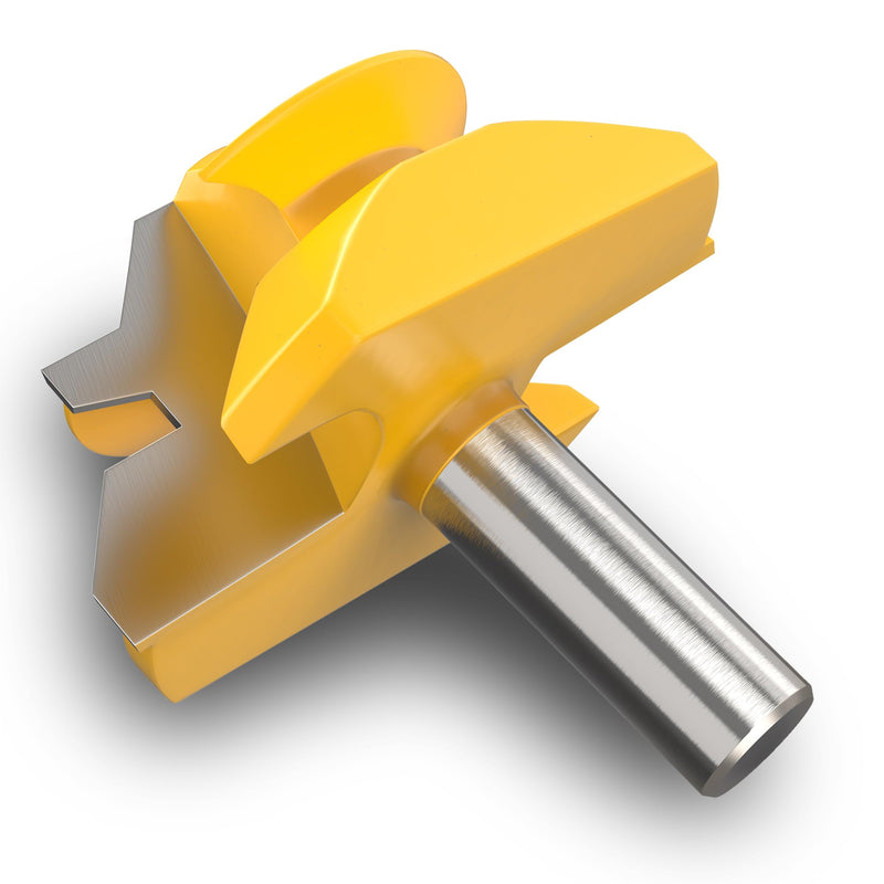 1/2" Shank 45 Degree Lock Miter Router Bits Joint Router Bit 1/2" 3/4" 1" Cutting Height Woodworking Tools Router Bit Set- 3PCS