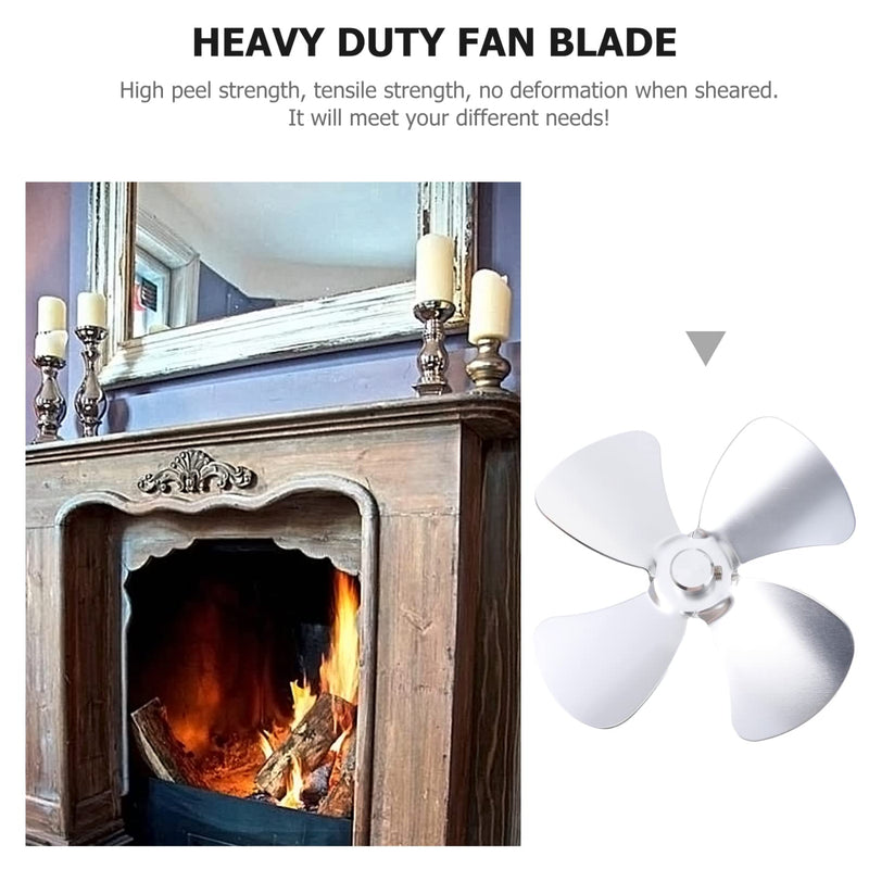 DOITOOL Universal Aluminium Alloy Fan Blades: Metal Leaves Fan Household Standing Table ner Replacement Part General Accessories