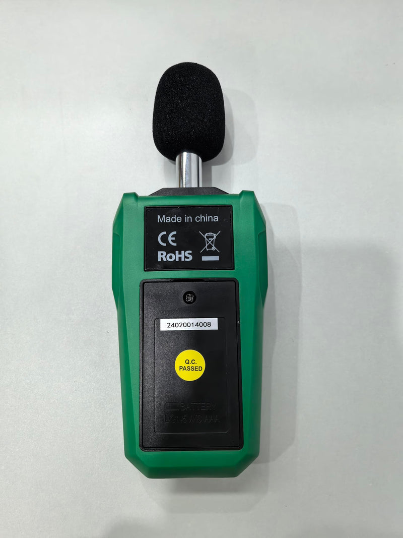 Decibel Meter,SQECH Digital Sound Level Meter with Color Backlit Screen,Portable SPL Meter with A/C Weighted,dB/SONE Unit,FAST/SLOW Response,MAX/MIN,Data Hold,Range 30-130dB,for Home/Office/Factories