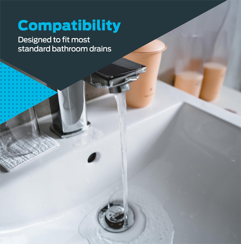 Eastman Tip-Toe Bath Drain Assembly Kit with Flange and Drain Washer, 1-1/2 Inch x 11.5 Inch Coarse Thread, Chrome Plated, 35235