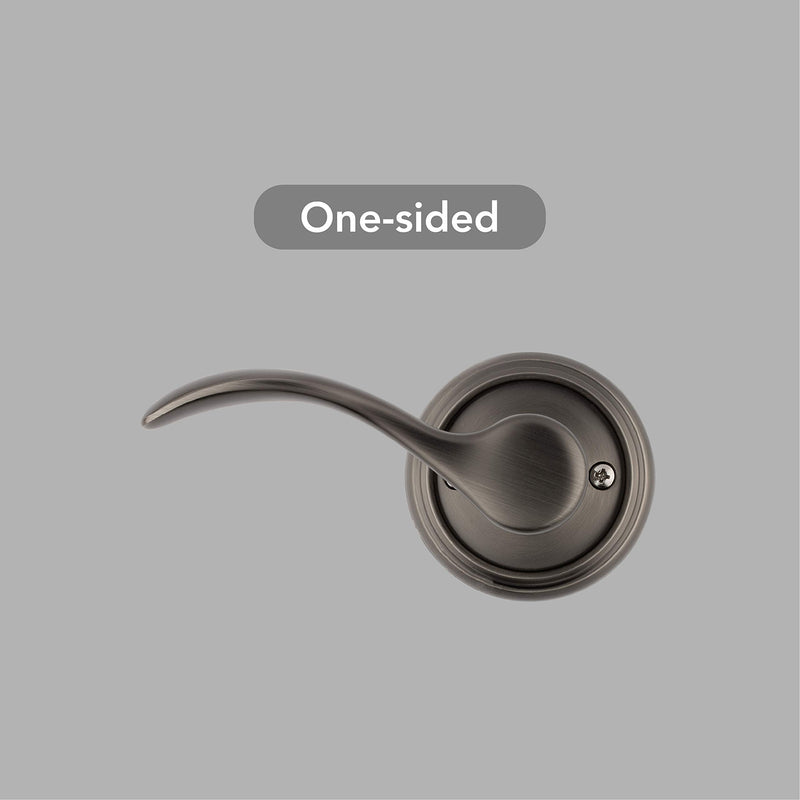 Baldwin 93510-014 351TBL LH Rdb 16B CP Lever, Slate Left-Handed Half Dummy