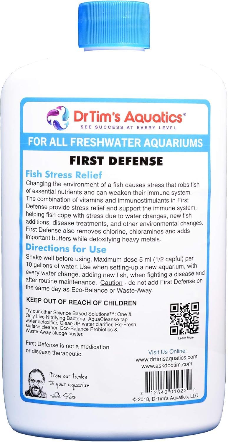 DrTim's Aquatics First Defense Freshwater (DrTim's Aquatics First Defense Freshwater 16oz) DrTim's Aquatics First Defense Freshwater 16oz