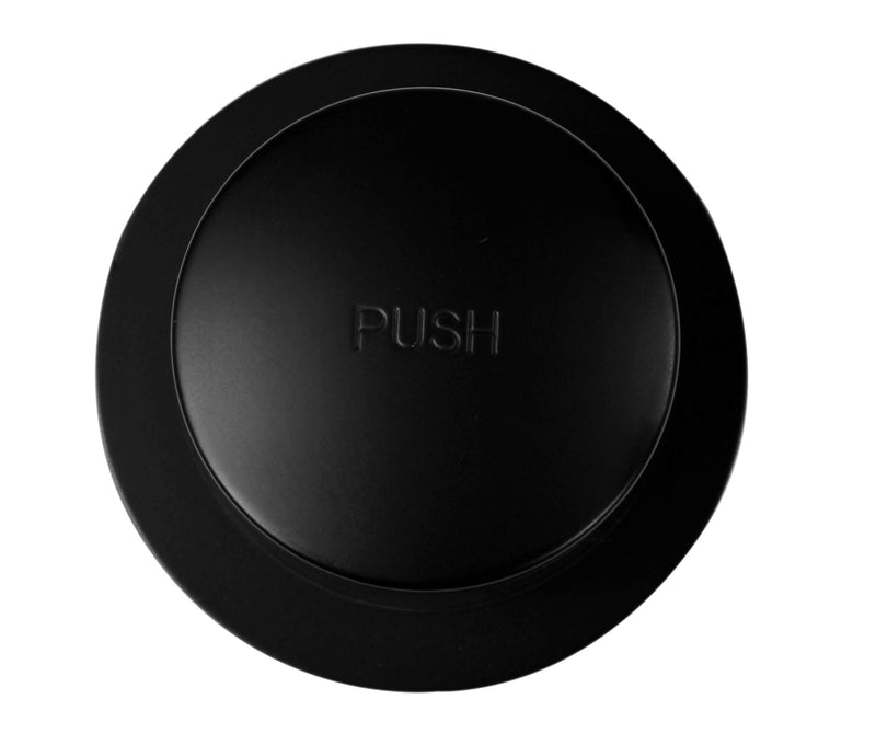 Westbrass 593144-62 14" Black Tubular Bathtub Waste & Overflow Assembly with with Tip-Toe Drain Plug and 2-Hole Faceplate, Matte Black 1-Pack