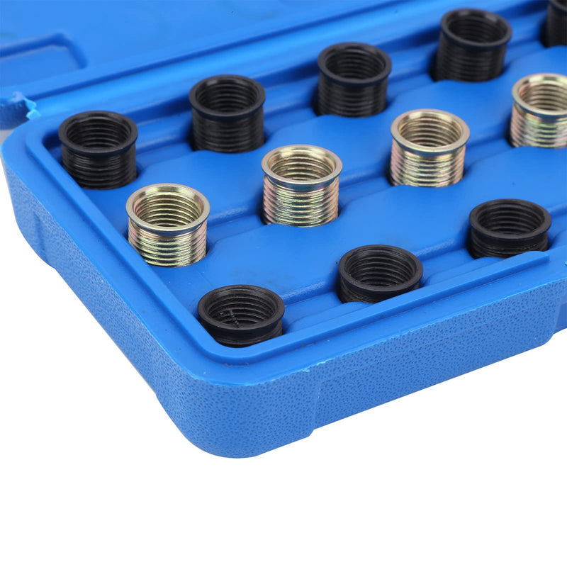 M14X1.25 Spark Plug Tap Plug Repair Tool, Thread Repair Set, M14X1.25 High Durability Spark Plug Thread Repair Tool Screw Tap Portable Carbon Steel Rethread Kit