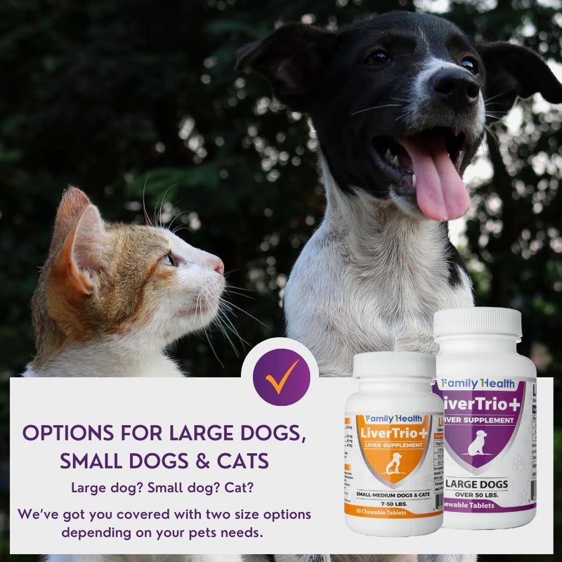Comprehensive Liver Support Supplement for Large Dogs. Flavorful Chewable Tablets Combining Same, SPC, Silybin A+B, + Glutathione 30Ct (Large) Large (Dogs) - PawsPlanet Australia