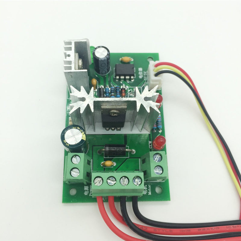 Bringsmart CCM6N DC PWM Motor Speed Controller 6V-30V Variable Speed Drive 6A Positive Inversion Mini Switch Controller (Speed Controller)