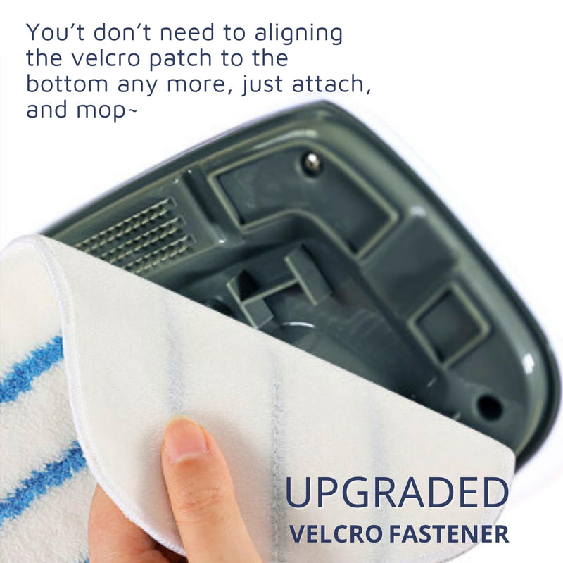 8 Pack Steam Mop Pads for PurSteam ThermaPro 10-in-1 Steam Mop Washable Reusable Pads by Flammi 8 Pack