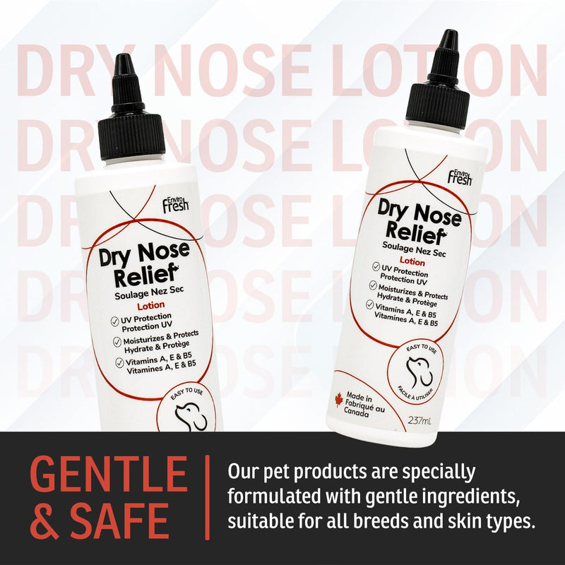Dry Nose Itch Relief Lotion Moisturizer for Dogs Nose by EnviroFresh, Balm Protection UV, Nourishing Snout Balm, Heals Dry Nose (8.45 Fl Oz)