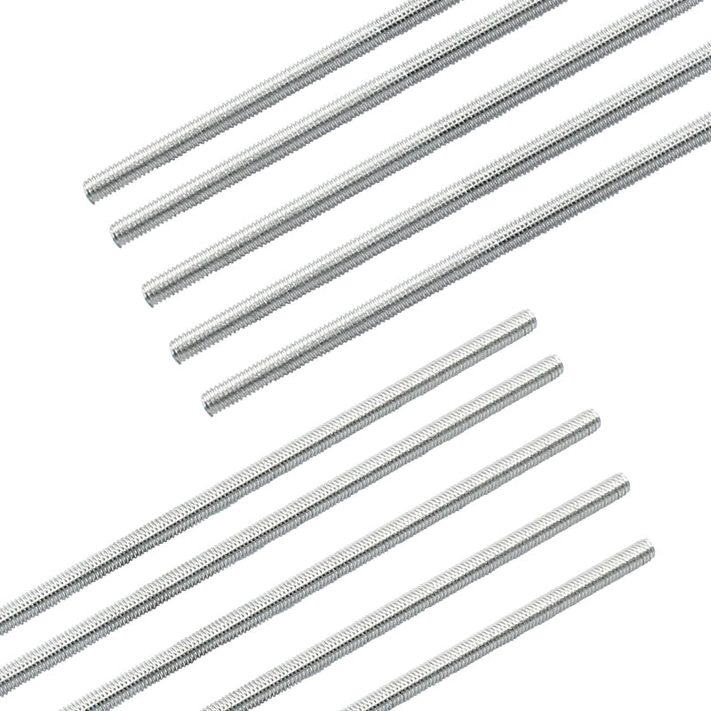 Litoexpe 10 Pack Fully Threaded Rod M3 x 150mm, 304 Stainless Steel Right Hand Threaded Rods Bar Studs M3*150