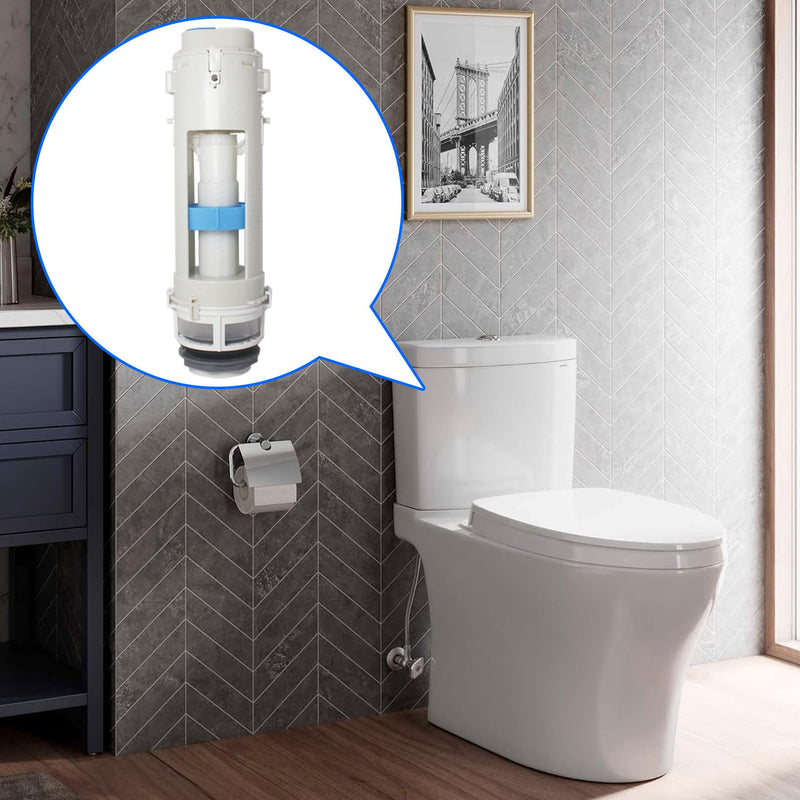 Toilet Flush Valves, THU224 2-Inch Dual Flush Valve Replacement with Mounting Nut for Two Piece Toilets Compatible with TOTO Aquia Toilet Tank ST412M
