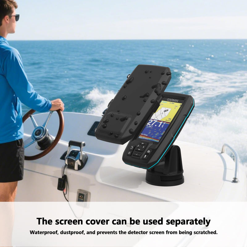 Sun Visor Cover Kit for Garmin Striker Plus 4 / Striker Vivid 4cv Fish Finder | Protective Screen Cover Anti-Glare Sun Shade for Clearer Screen Visibility