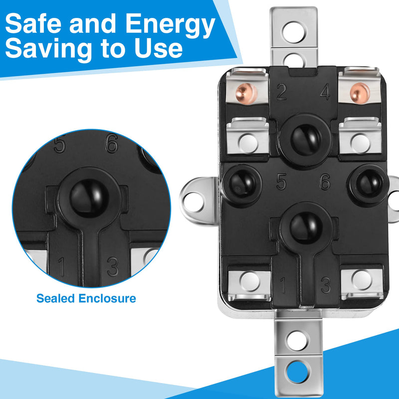 Dreyoo 1 Pack 24V Fan Relay, 90-980 Isolation Relay AC Switch SPST with UL Certification Compatible with Goodman HVAC Furnace Blower Humidifier Blower Heat Sequencer