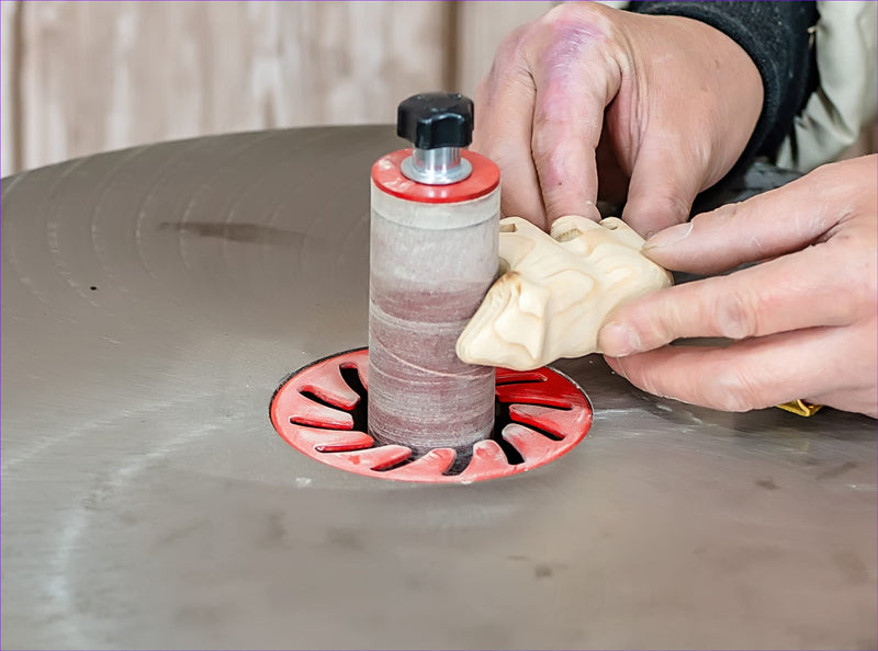Dark Stone Sanding Sleeves for Spindle Sander 4-1/2" Length (80 Grit, 1/2“) 80 Grit 1/2“